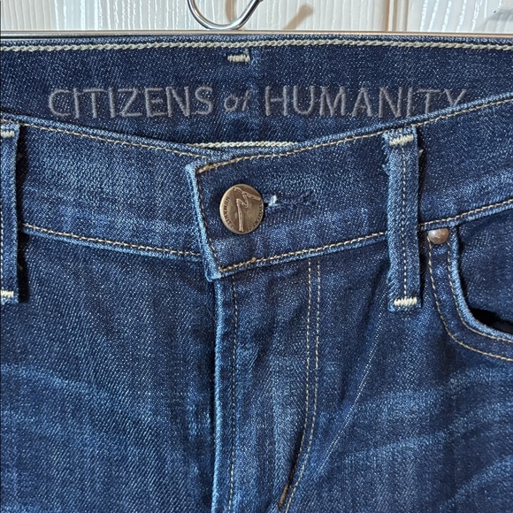 Citizens Of Humanity Dark Indigo Boot Cut Jeans - Picture 3 of 12